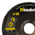 Disco Flap Power Curvo Zircônio 4.1/2  Gr. 040