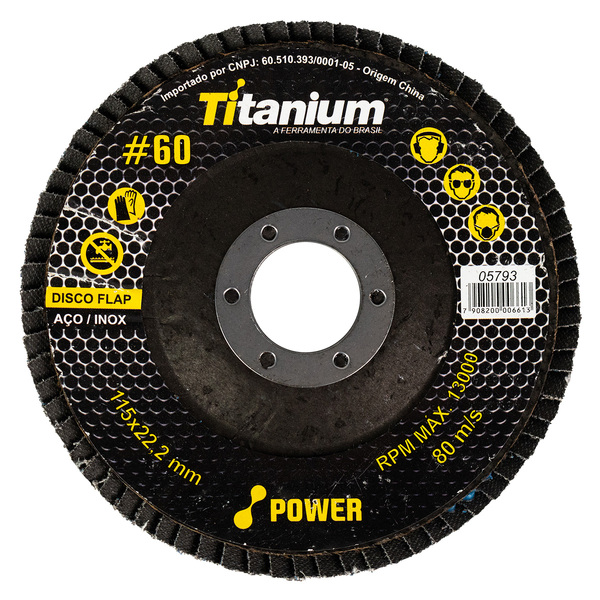 Disco Flap Power Curvo Zircônio 4.1/2  Gr. 060