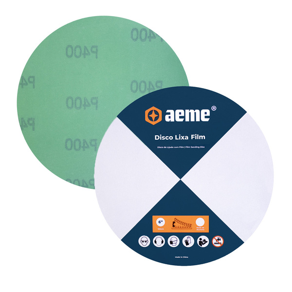 Disco Lixa Pluma Film Aeme 150mm (6 Pol) - 400