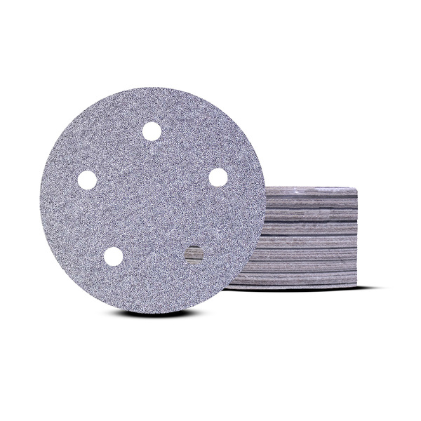 Disco Lixa Pluma Papel Aeme 125mm (5 Pol) 5 Furos 50 Unidades