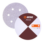 Disco Lixa Pluma Papel Aeme 150mm (6 Pol) 6 Furos - 120