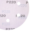 Disco Lixa Pluma Papel Aeme 150mm (6 Pol) 6 Furos - 220