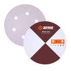 Disco Lixa Pluma Papel Aeme 150mm (6 Pol) 6 Furos - 400