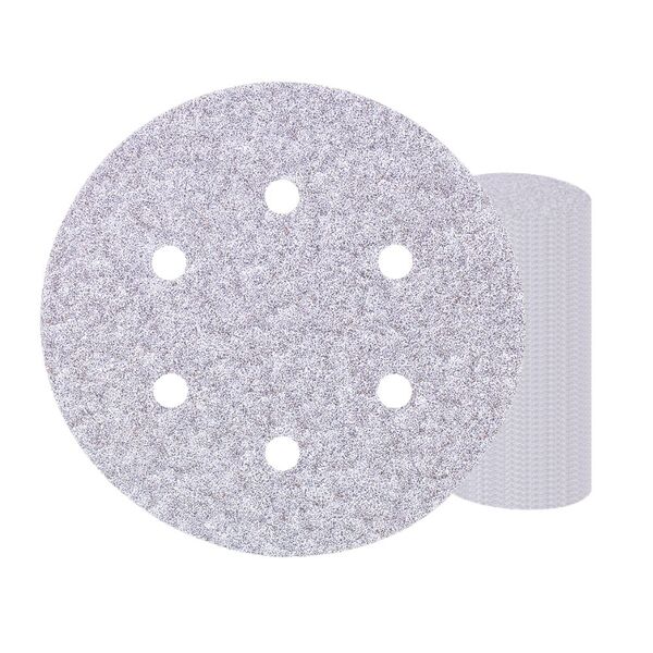 Disco Lixa Pluma Papel Aeme 150mm (6 Pol) 6 Furos 50 Unidades