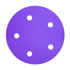 Disco Lixa Pluma Papel Cerâmico 125mm (5 Pol) 5 Furos - 150