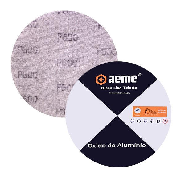 Disco Lixa Pluma Tela Net Aeme 150mm - 600