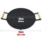 Disco Picanheiro Redondo Ferro Fundido Grande 45cm - Tacho