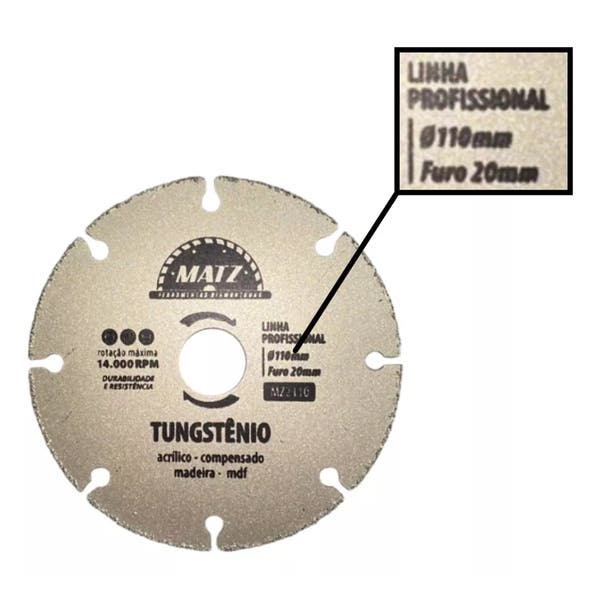 Disco Segmentado Tungstênio P/ Madeira 110mm X 20mm Matz | Leroy