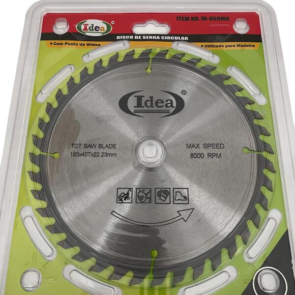 Disco Serra Circular Lamina 7 1/4 40 Dentes P/madeira