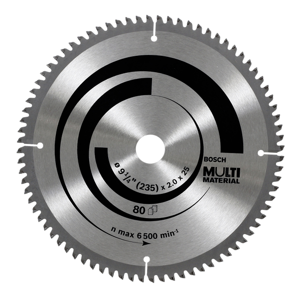 Disco de Serra Circular para Multimaterial 235x25,4mm 80 dentes Bosch