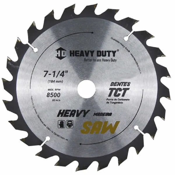 Disco Serra Videa  7.1/4 X 24 Dentes - 8 Unidades