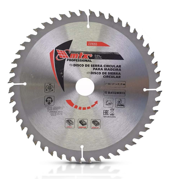 Disco Serra Widea 185 (7.1/4") X 22,2mm X 48 Dentes- Mtx