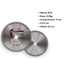 Disco Serra Widea 230 (9.1/4") X 25,4mm X 060 Dentes- Mtx