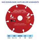 Disco Tungstenio Madeira 110mm Lotus Ref: 3256