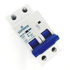 Disjuntor Bipolar Din Curva C 10ka 63a Shb2x