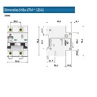 Disjuntor Bipolar Din Curva C 10ka 70a