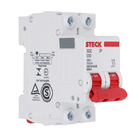 Disjuntor Din 50A 2P Curva C 6KA  Steck