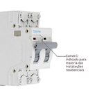 Disjuntor Din Bipolar 220V-400V 10A Eletromar