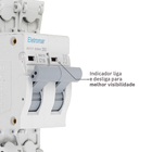 Disjuntor Din Bipolar 220V-400V 16A Eletromar