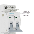 Disjuntor Din Bipolar 220V-400V 16A Eletromar