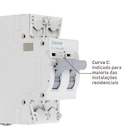 Disjuntor Din Bipolar 220V-400V 16A Eletromar