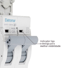 Disjuntor Din Bipolar 220V-400V 25A Eletromar