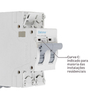 Disjuntor Din Bipolar 220V-400V 32A Eletromar