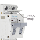 Disjuntor Din Bipolar 220V-400V 32A Eletromar