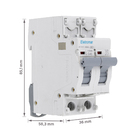 Disjuntor Din Bipolar 220V-400V 40A Eletromar