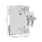 Disjuntor Din Bipolar 220V-400V 50A Eletromar