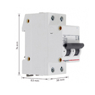 Disjuntor Din Bipolar Curva C 10A Rx3 Legrand
