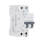 Disjuntor Din Bipolar Curva C 220V (440V) 50A  Siemens