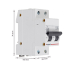 Disjuntor Din Bipolar Curva C 40A Rx3 Legrand