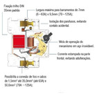 Disjuntor Din Branco Tripolar C 32a 3ka Soprano - Unico