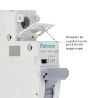 Disjuntor Din Monopolar 220V-400V 25A Eletromar