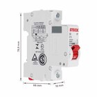 Disjuntor Din Monopolar Curva C 10A Steck