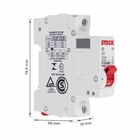 Disjuntor Din Monopolar Curva C 20A Steck