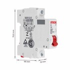 Disjuntor Din Monopolar Curva C 25A Steck