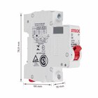 Disjuntor Din Monopolar Curva C 40A Steck