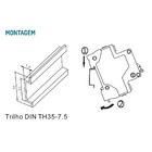 Disjuntor Din Tr3ka Tripolar C 50a Tramontina - Unico