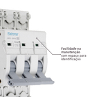 Disjuntor Din Tripolar 220-400V 32A Eletromar