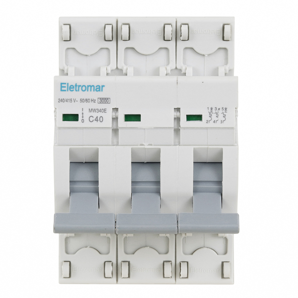 Disjuntor Din Tripolar 220-400V 40A Eletromar