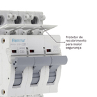 Disjuntor Din Tripolar 220-400V 50A Eletromar