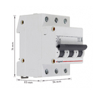 Disjuntor Din Tripolar Curva C 25A Rx3 Legrand
