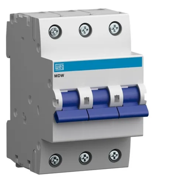 Disjuntor Din Tripolar Mdw-c6 Weg