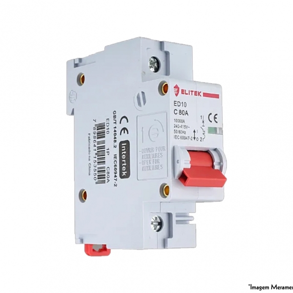 Disjuntor Elitek Din Unipolar Curva C 32a