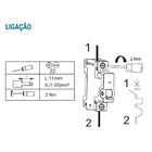 Disjuntor Monopolar Tr3ka Curva C 16a Din - Tramontina T58011
