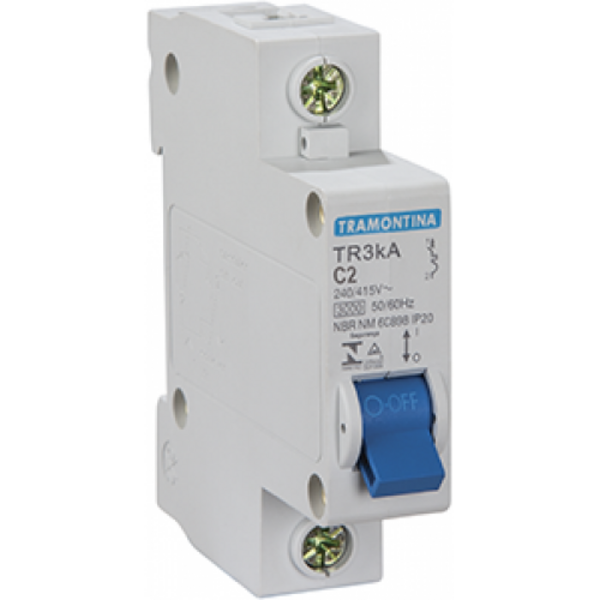 Disjuntor Monopolar Tr3ka Curva C 25a Din - Tramontina T58011