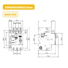 Disjuntor Motor Dms-32h Ajuste 4-6.3a Soprano