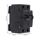 Disjuntor Nema Bipolar 220v a 380v 10A DQE2010 Eletromar